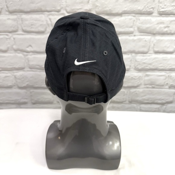 NEW Nike [M/L] Men's Heathered CLUB Golf Hat/Cap-Black/Smoke Grey HF5289-010 New - Picture 4 of 11